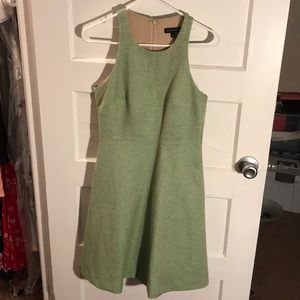 Banana Republic green knit business-casual dress